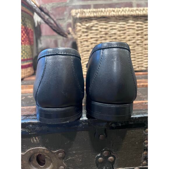 Jay Butler Millbank Bit Loafer Black Leather with Silver Tone Bit 11.5 New